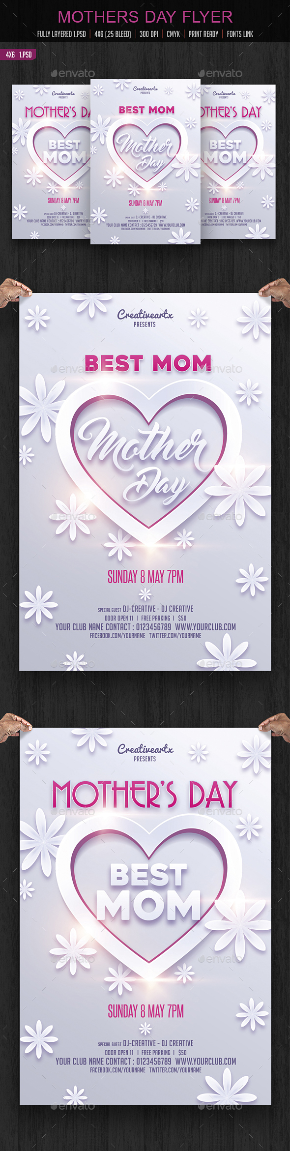 Mothers Day Flyer - Events Flyers