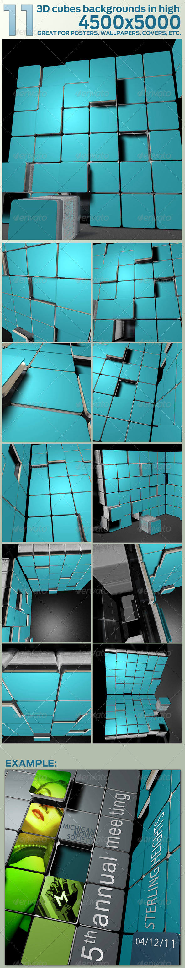 3D Backgrounds in Huge 4500x5000 res. - 3D Backgrounds