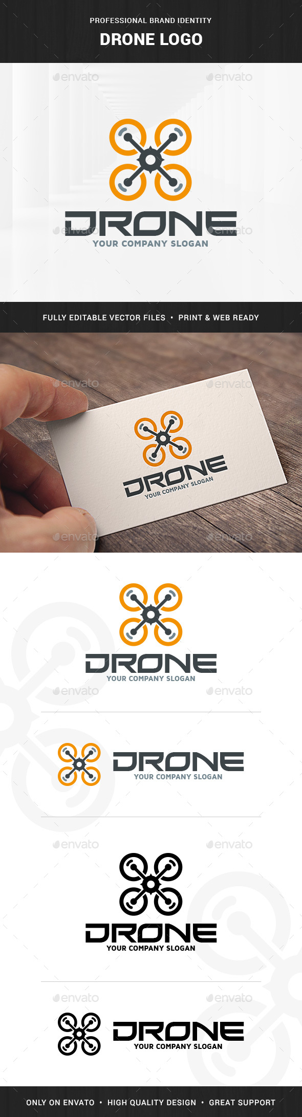 Drone Logo Template - Objects Logo Templates