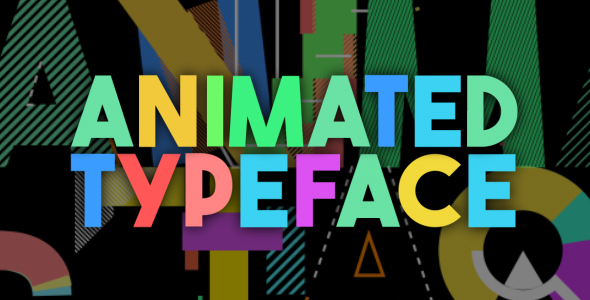 Colourful Animated Typeface - VideoHive 15654300