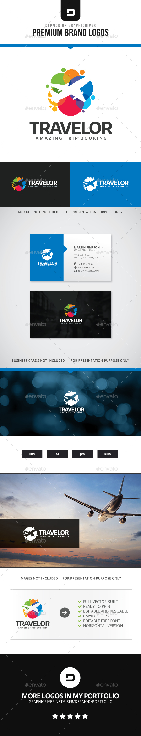 Travelor Logo - Symbols Logo Templates