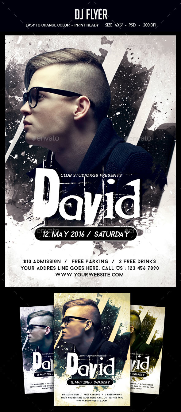 Dj Flyer - Clubs & Parties Events