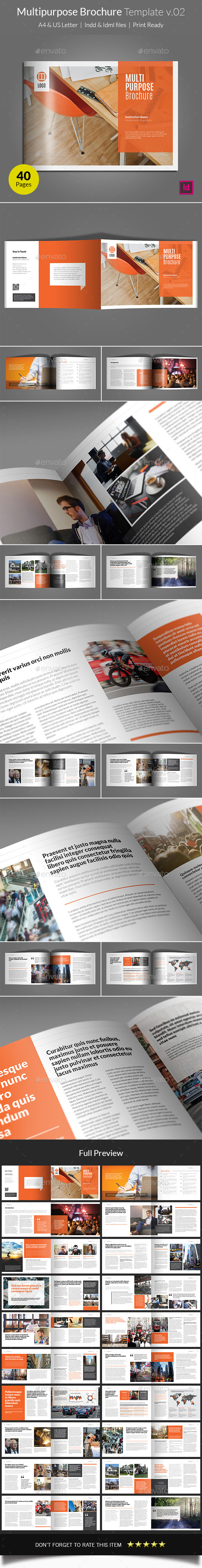Multipurpose Brochure Template v02 - Informational Brochures