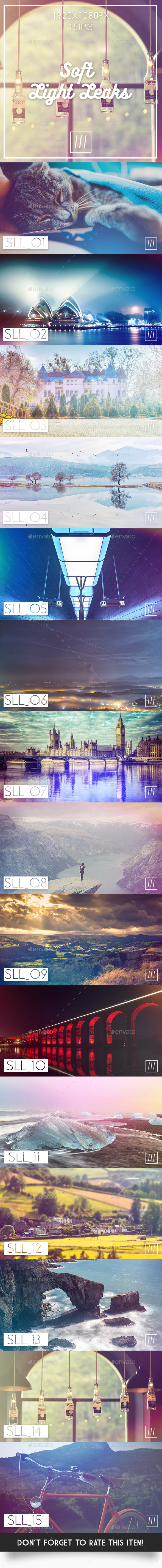 Soft Light Leaks - Abstract Backgrounds