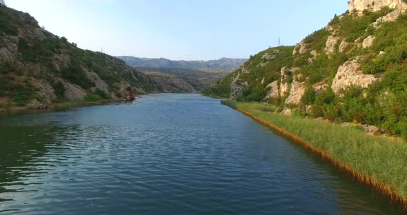 Aerial View Of Zrmanja River, Croatia 24 alt
