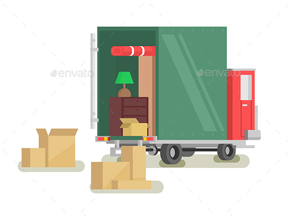 Moving Furniture Loading - Services Commercial / Shopping
