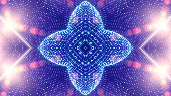 Blue Abstract Background Made Up of Many Small  Elements alt