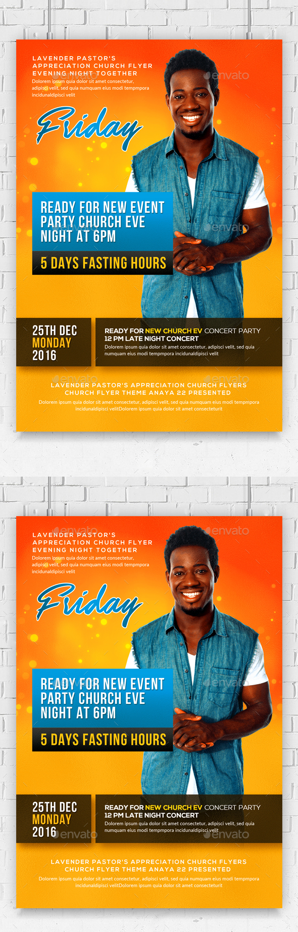 Man Church Conference Flyer - Church Flyers