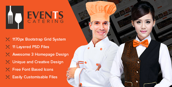 Events Catering - ThemeForest 15450348