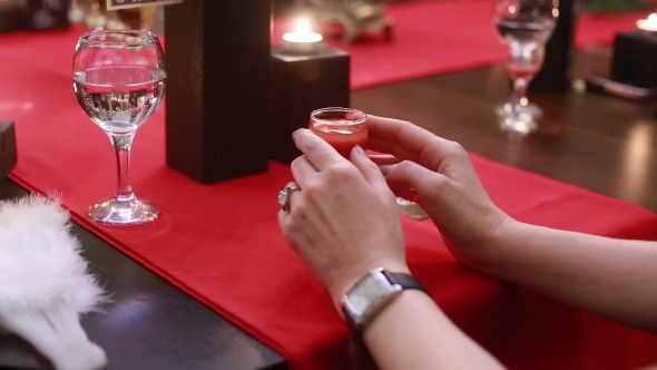 Parlor Game Mafia Member Holding a Glass alt