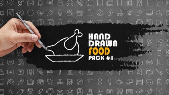 Hand Drawn Food Pack 1