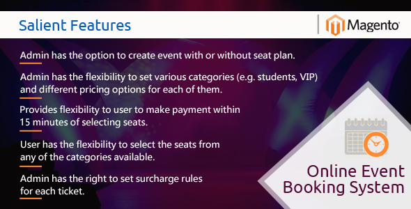 MageBooking - Online Event Booking System - CodeCanyon Item for Sale