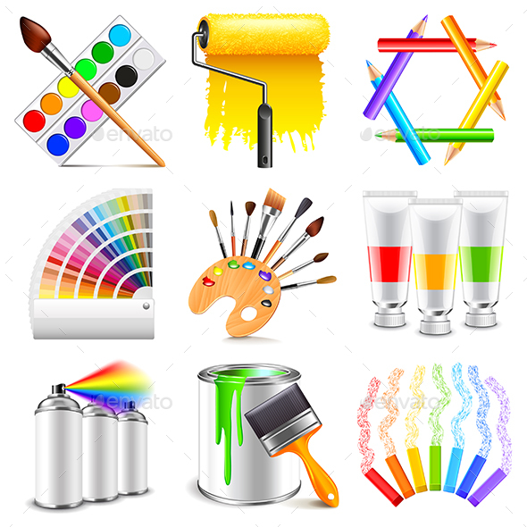Design and Art Icons Set - Abstract Conceptual