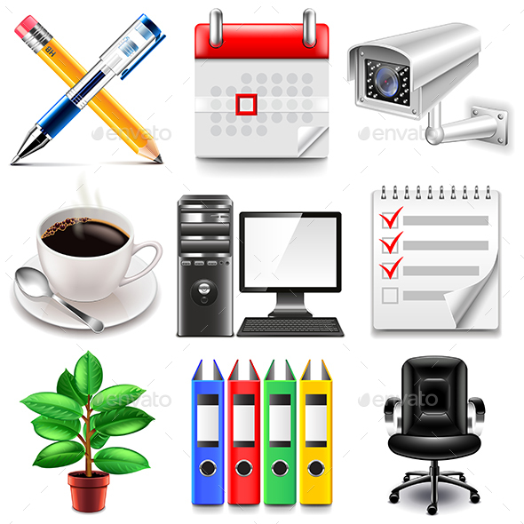 Office Icons Set - Concepts Business