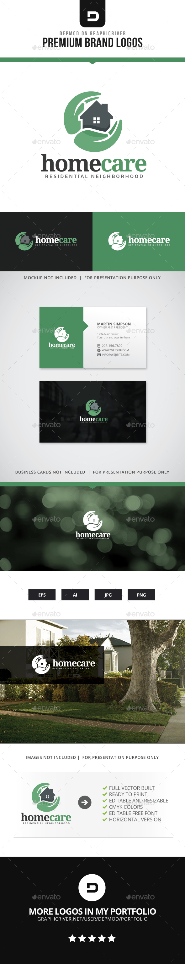 Home Care Logo - Symbols Logo Templates