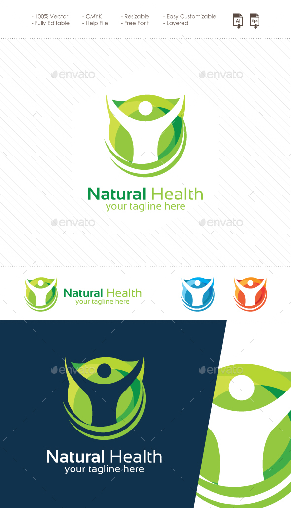 Natural Health Logo - Nature Logo Templates