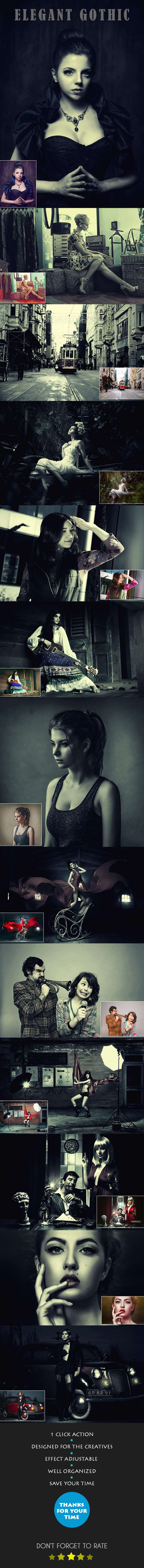 Elegant Gothic - Photo Effects Actions