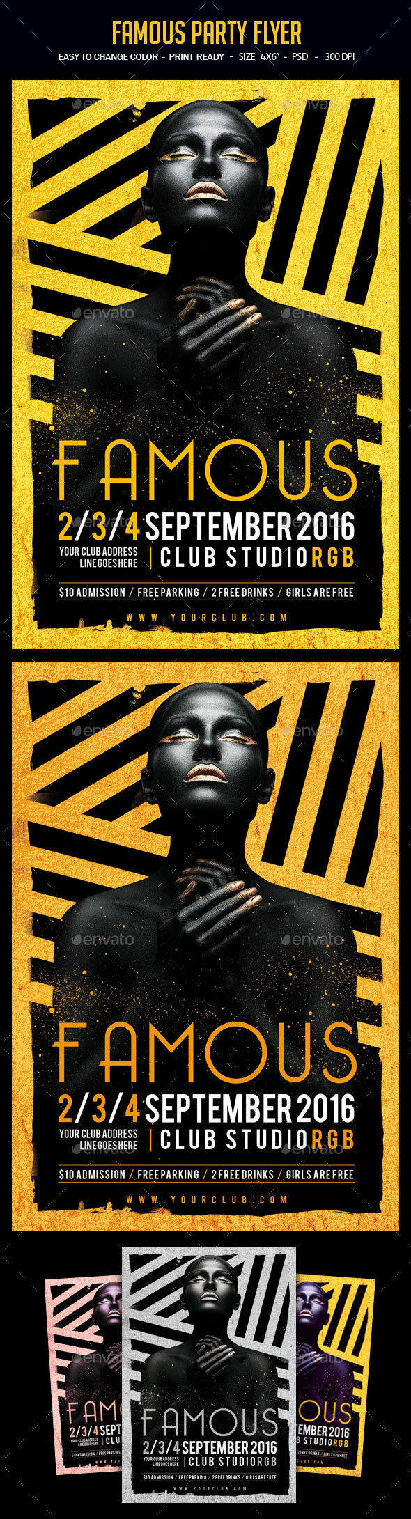 Famous Party Flyer - Clubs & Parties Events