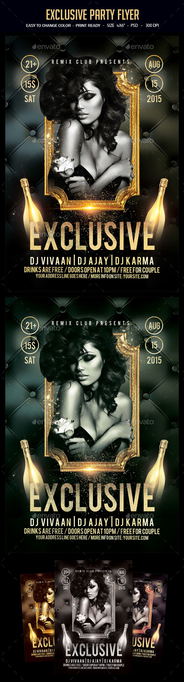 Exclusive Party Flyer - Clubs & Parties Events
