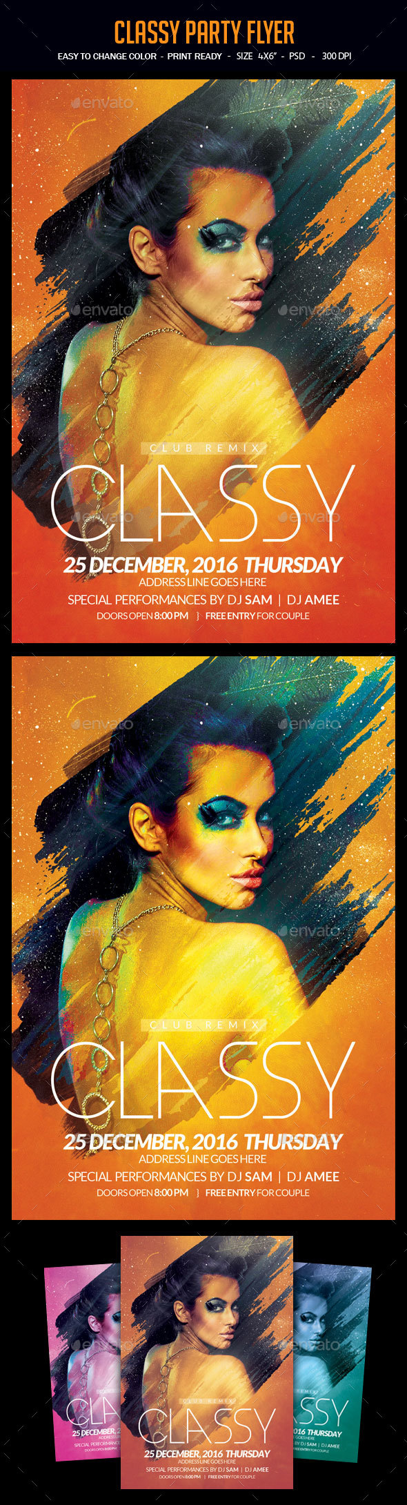 Classy Party Flyer - Clubs & Parties Events