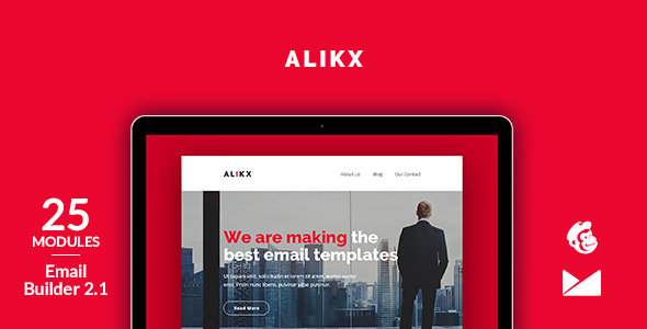 Alikx Email Template - ThemeForest 15773294