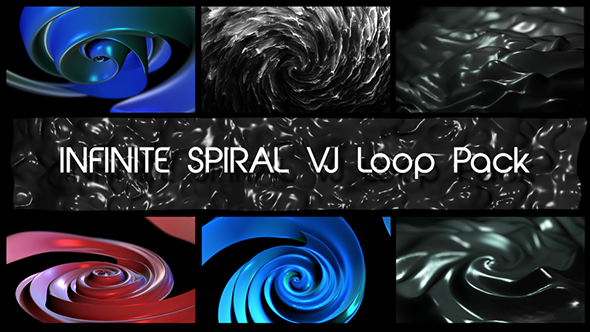 Infinite Spiral Vj Loop Pack