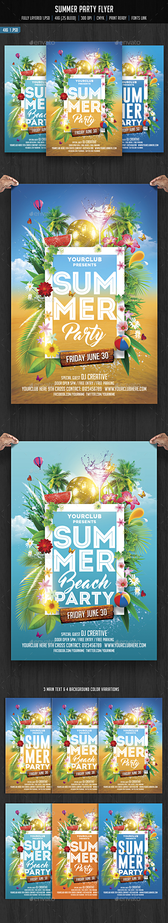 Summer Party - Clubs & Parties Events