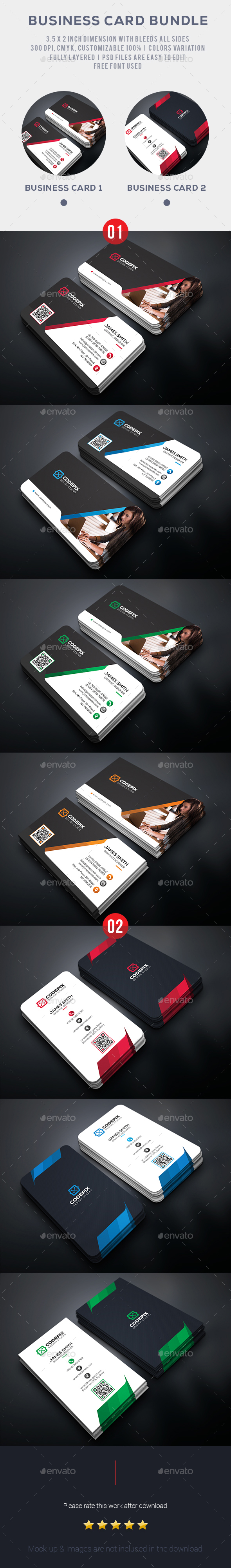 Shade Business Card Bundle - Business Cards Print Templates