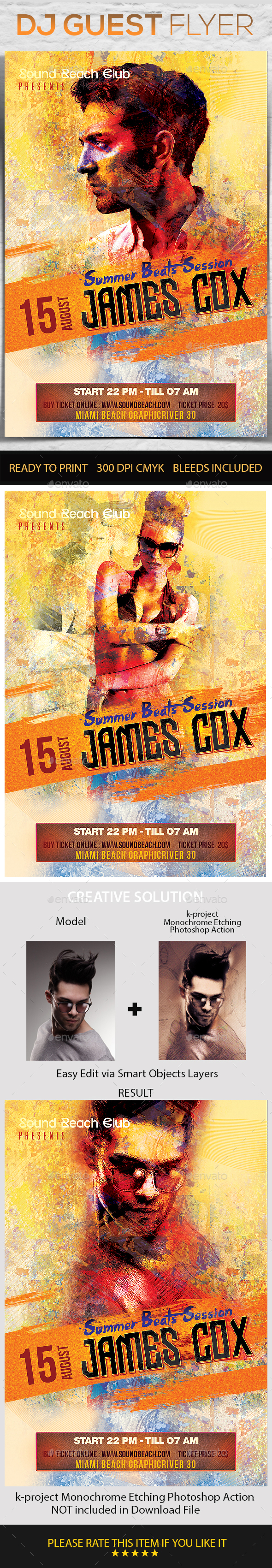 DJ Guest Flyer - Clubs & Parties Events