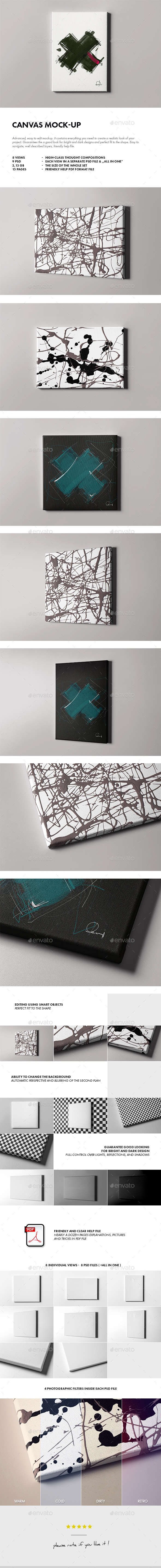 Canvas Mock-up - Miscellaneous Displays