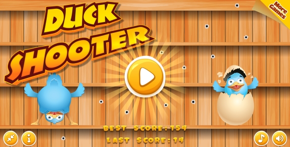 Duck Shooter - HTML5 Game, Mobile Version+AdMob!!! (Construct 3 | Construct 2 | Capx) - 36
