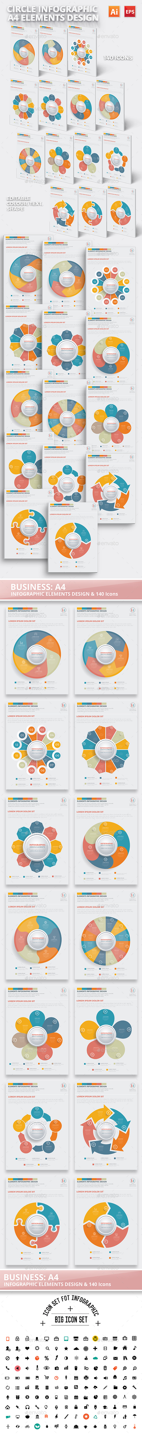 Circle Chart Infographic Design