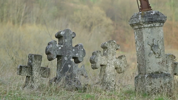 Graves In a Very Old Cemetery