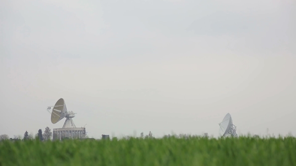 Two Satelite Dishes