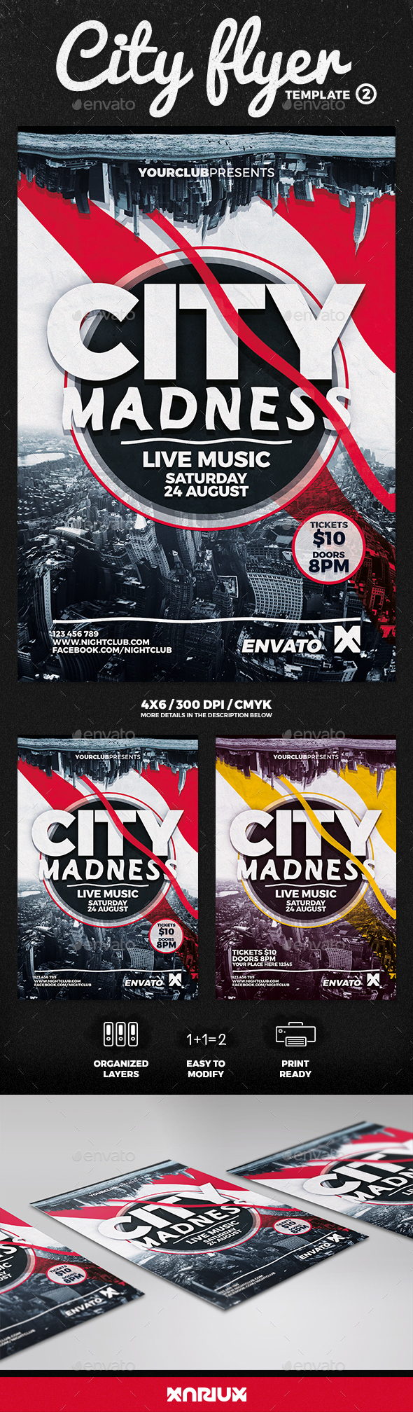 City Party Flyer - Clubs & Parties Events