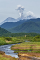 Mountain Landscape: Eruption Zhupanovsky Volcano on Kamchatka - PhotoDune Item for Sale