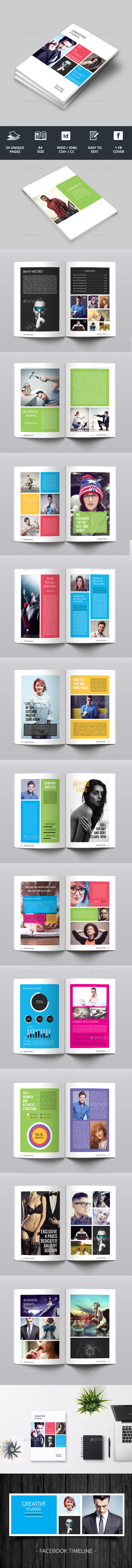 Metro Style Newsletter - Newsletters Print Templates