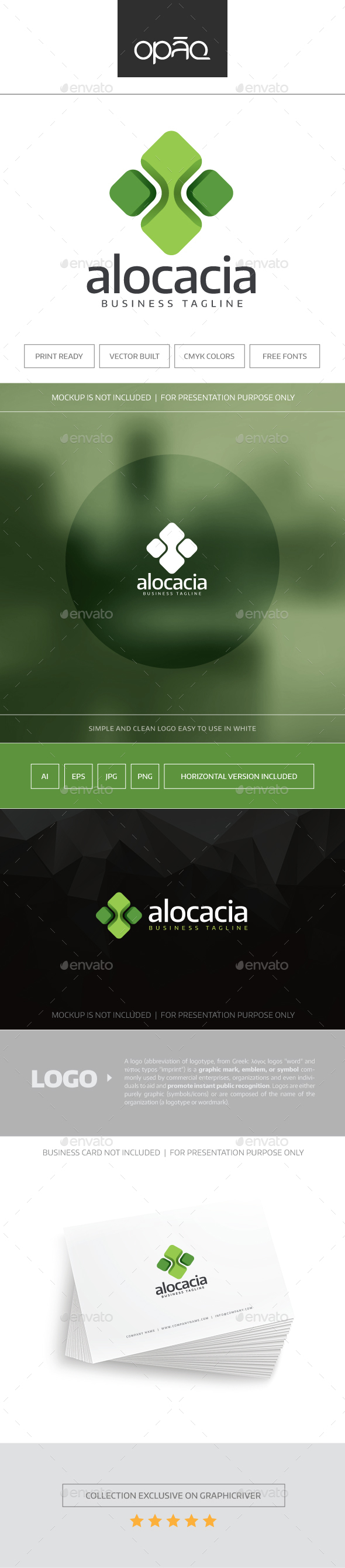 Alocacia Logo - Abstract Logo Templates