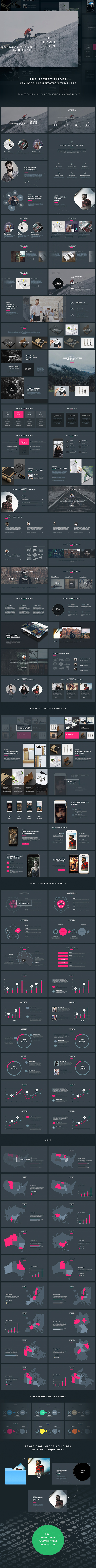 The Secret Slides - Keynote Template - Keynote Templates Presentation Templates