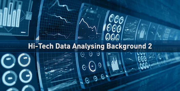 Hi-Tech Data Analysing Background 2