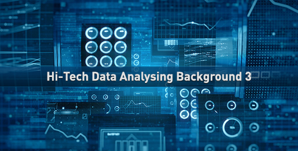 Hi-Tech Data Analysing Background 3