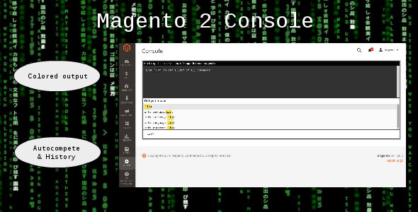 Magento 2 Console - CodeCanyon 15794674
