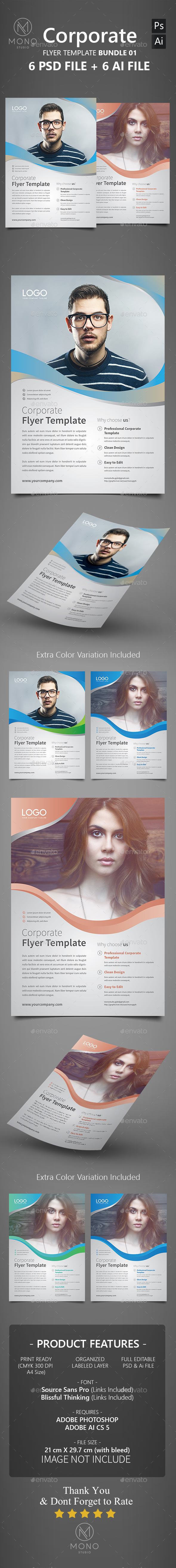 Corporate Flyer Bundle 01 - Corporate Flyers