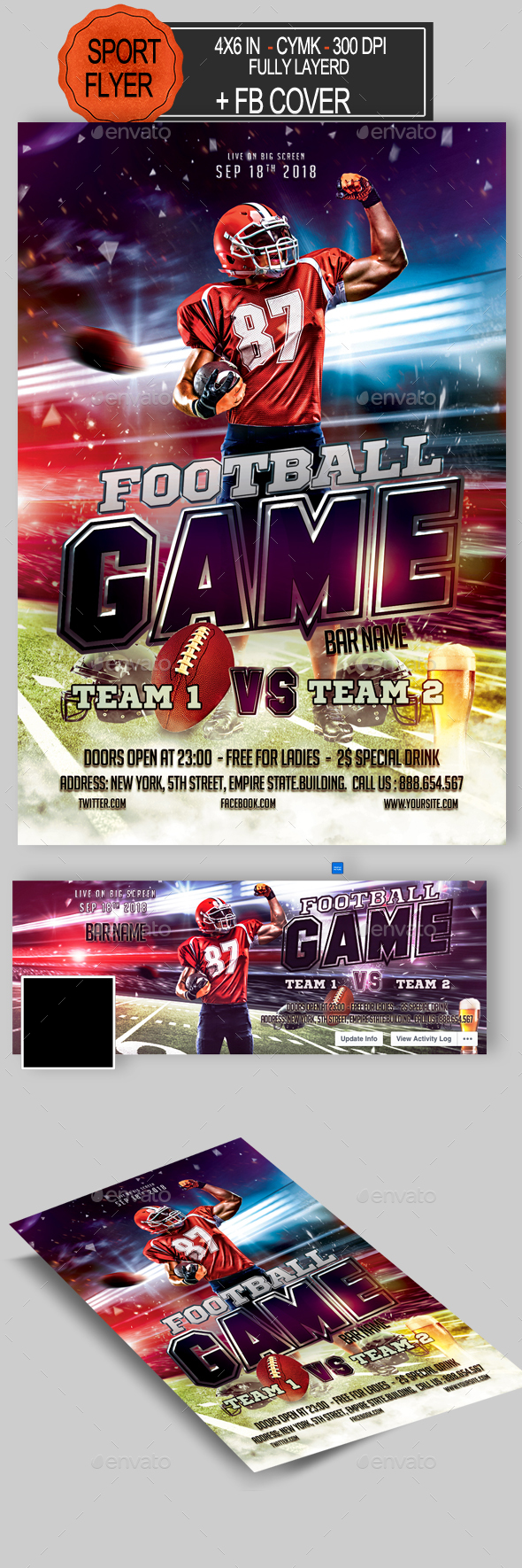 Football Flyer - Sports Events