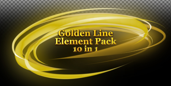 Golden Line Element Pack