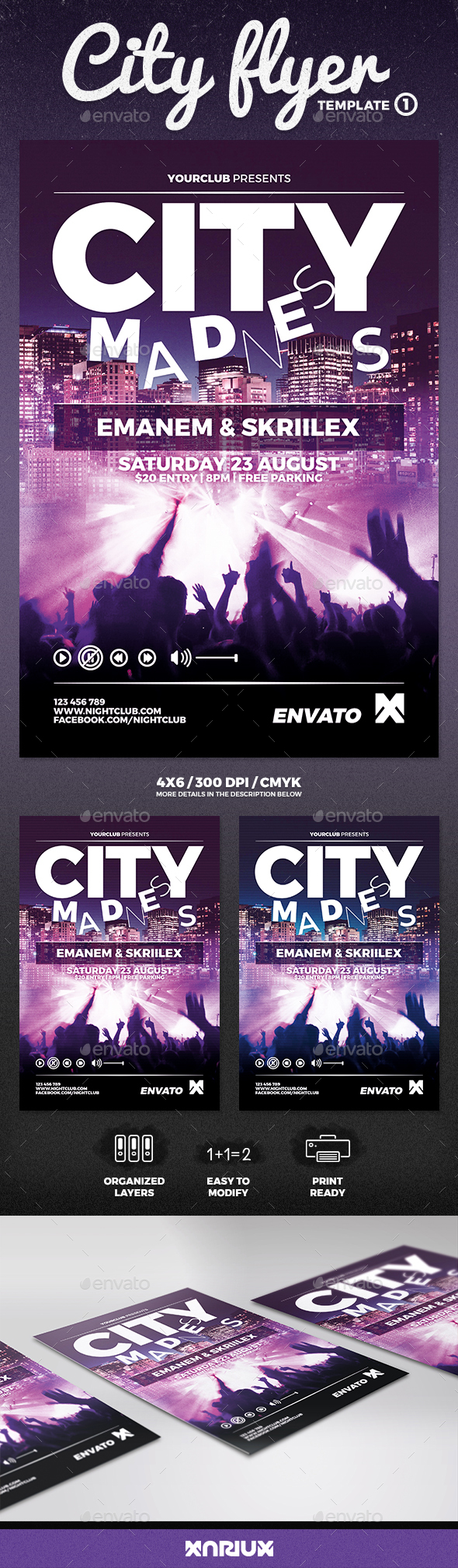 City Party Flyer - Clubs & Parties Events