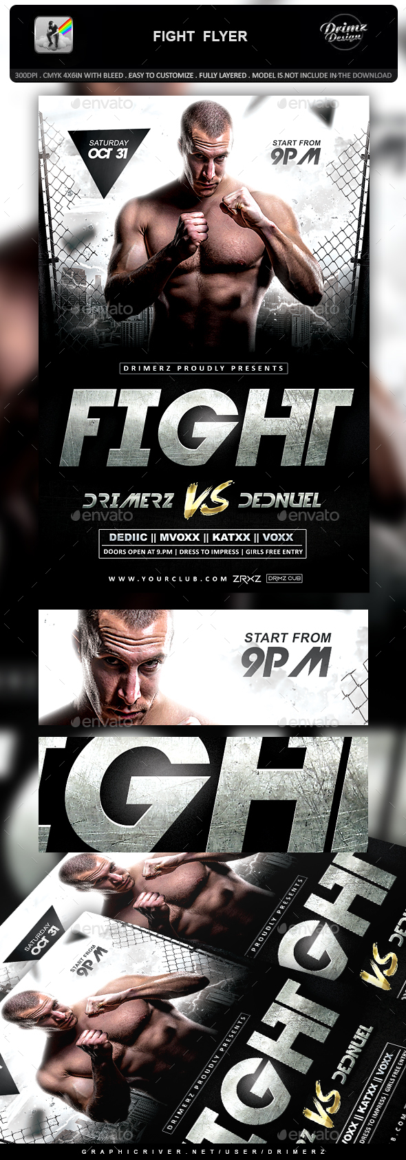 Fight Flyer - Sports Events