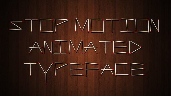 Stop Motion Typeface | After Effects Template