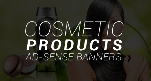 Cosmetic Products Ad-sense Banners