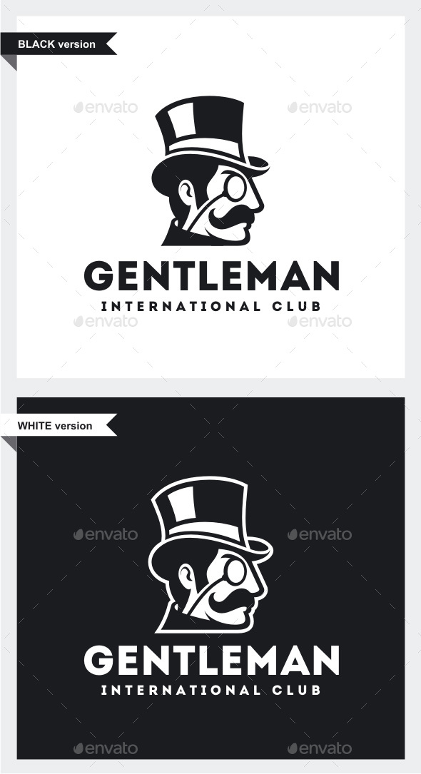 Gentleman Logo - Humans Logo Templates